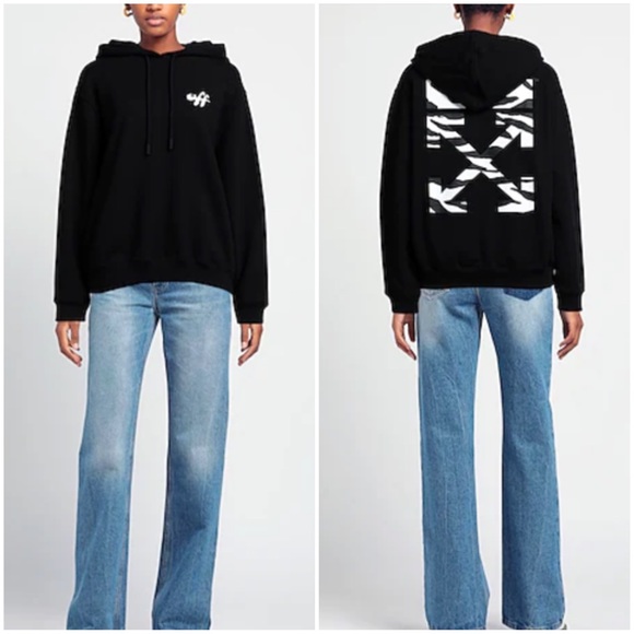 Off-White Tops - NEW Off-White Zebra Arrow Hoodie